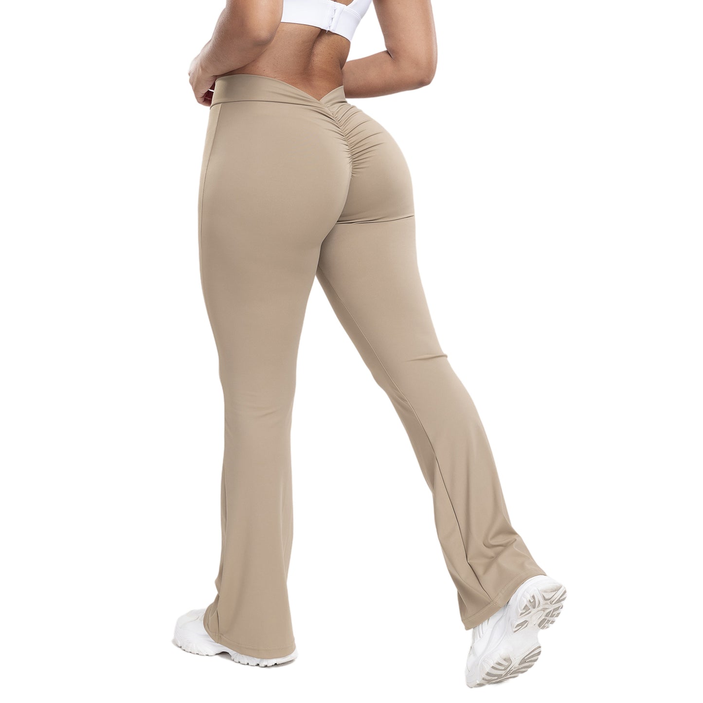 Peach trumpet pants for women - Echoed Goods