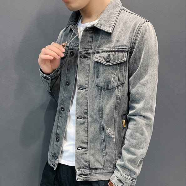 Men's Denim Jacket for Stylish Casual Wear - Echoed Goods