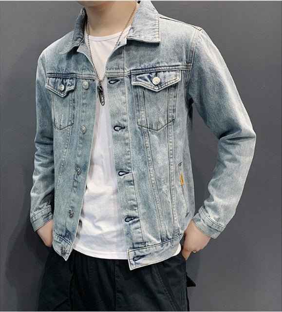 Men's Denim Jacket for Stylish Casual Wear - Echoed Goods
