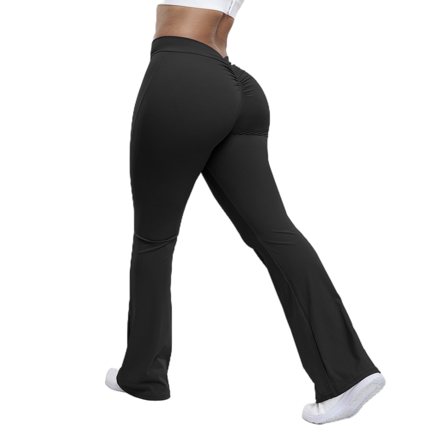 Peach trumpet pants for women - Echoed Goods