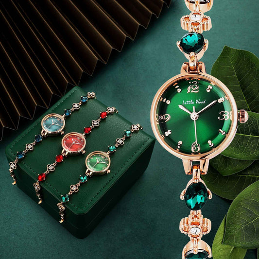 Small Green Watch - Stylish and Versatile Timepiece - Echoed Goods