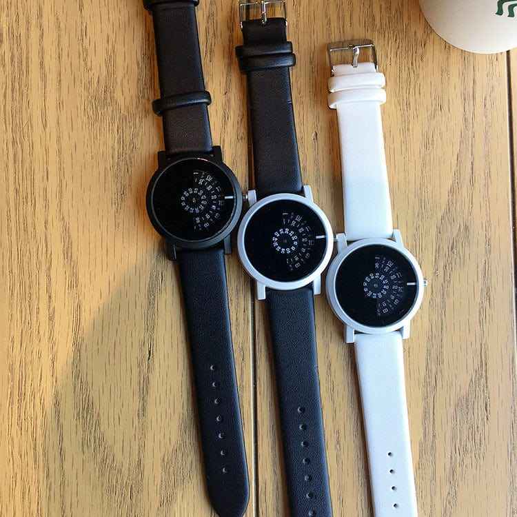 Cool Black Creative Watch - Elevate Your Style with Unique Timepiece - Echoed Goods