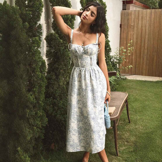 Seaside Sling Dress - Echoed Goods