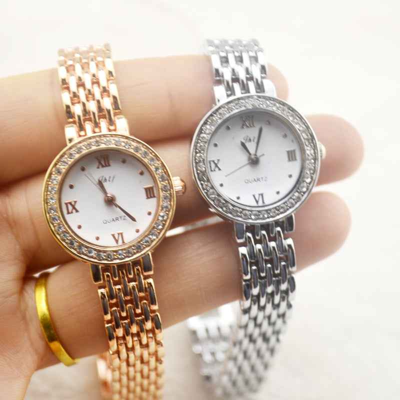 Rhinestone Watch with Crystal Accents for Sparkling Elegance - Echoed Goods