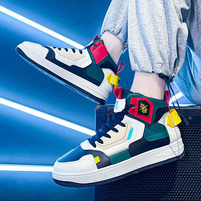 Sports High-Top Sneakers for Teenagers - Stylish Athletic Footwear - Echoed Goods