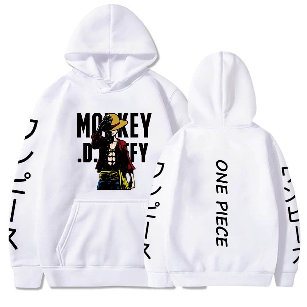 One Piece Luffy Hoodie - Echoed Goods