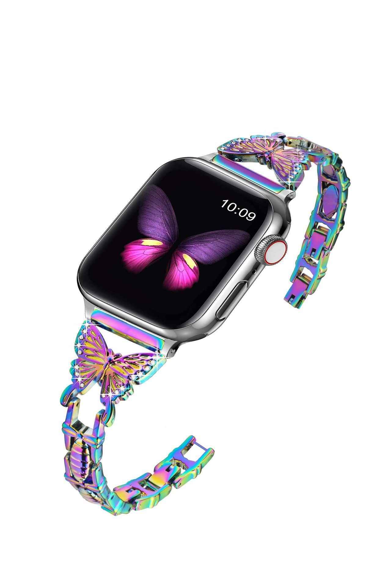 Diamond Butterfly Watch Band – Elegant Timepiece Accessory for Every Occasion - Echoed Goods