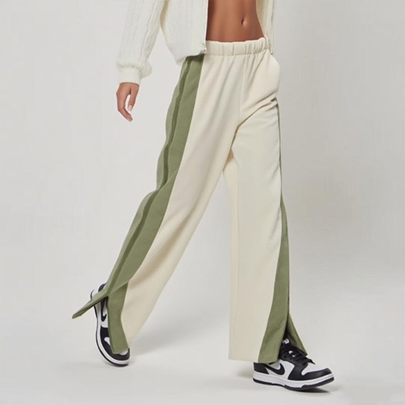 Elastic Sweatpants for Casual Wear - Echoed Goods