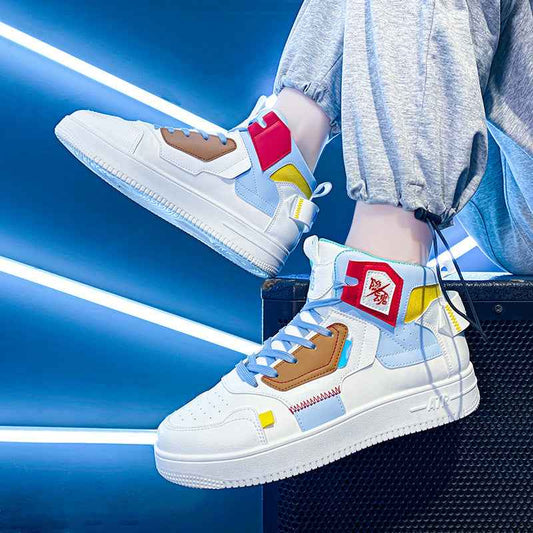 Sports High-Top Sneakers for Teenagers - Stylish Athletic Footwear - Echoed Goods