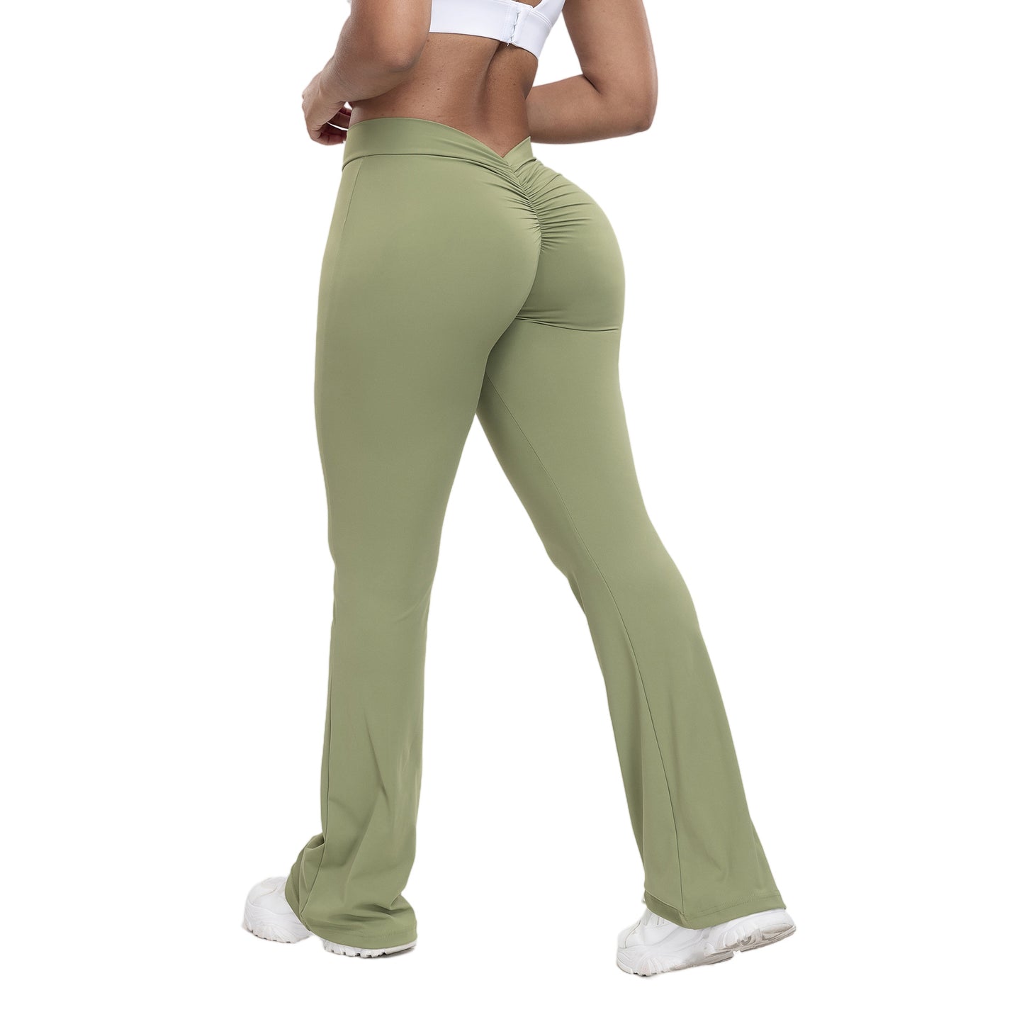 Peach trumpet pants for women - Echoed Goods