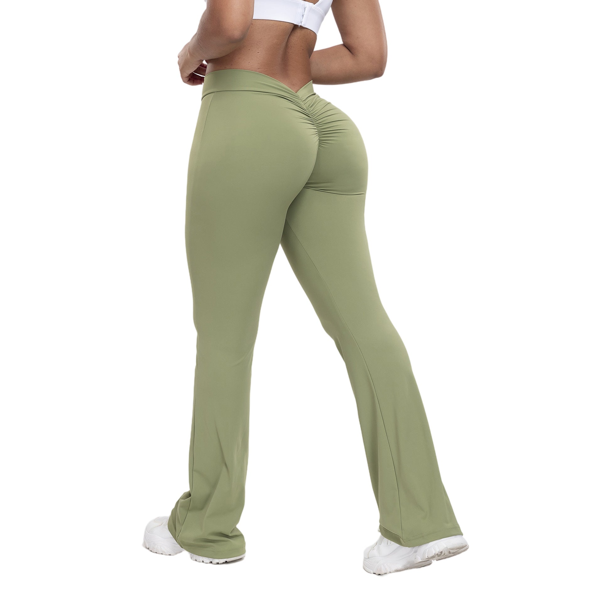 Peach trumpet pants for women - Echoed Goods