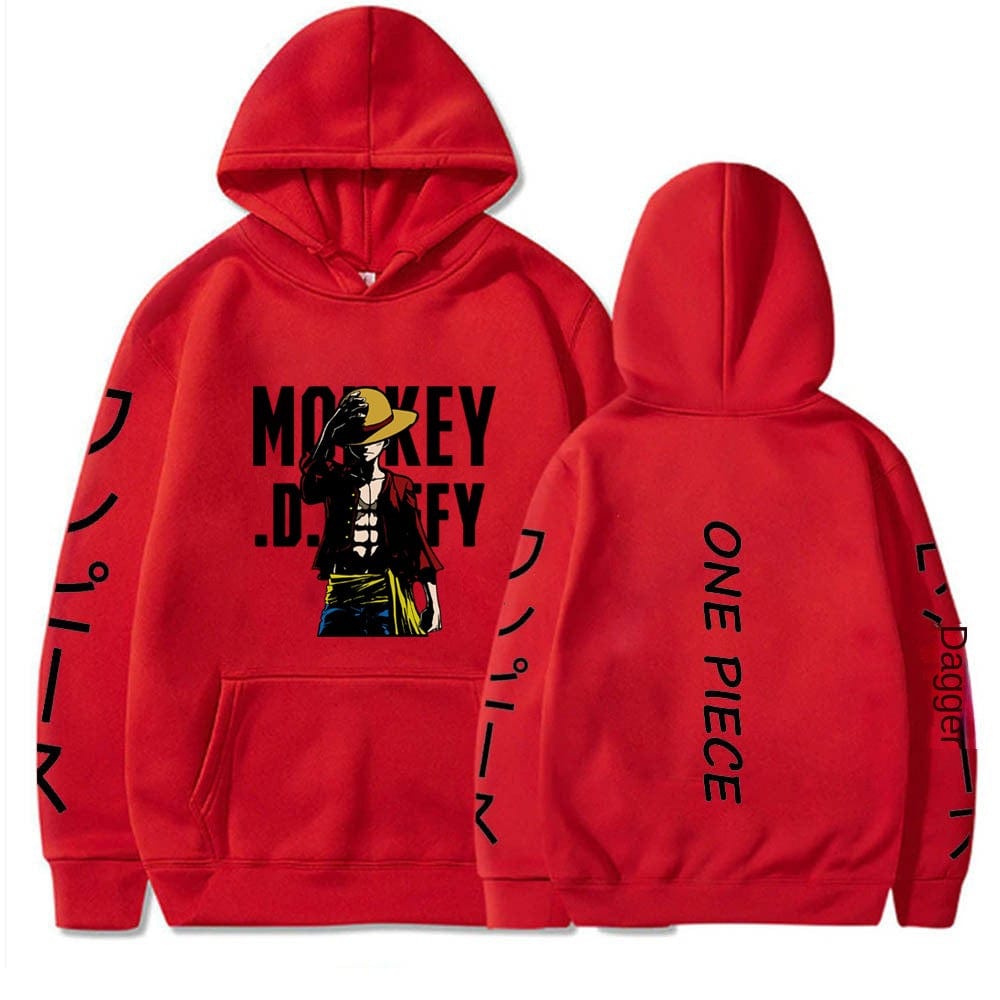 One Piece Luffy Hoodie - Echoed Goods