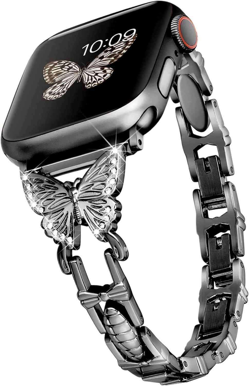 Diamond Butterfly Watch Band – Elegant Timepiece Accessory for Every Occasion - Echoed Goods