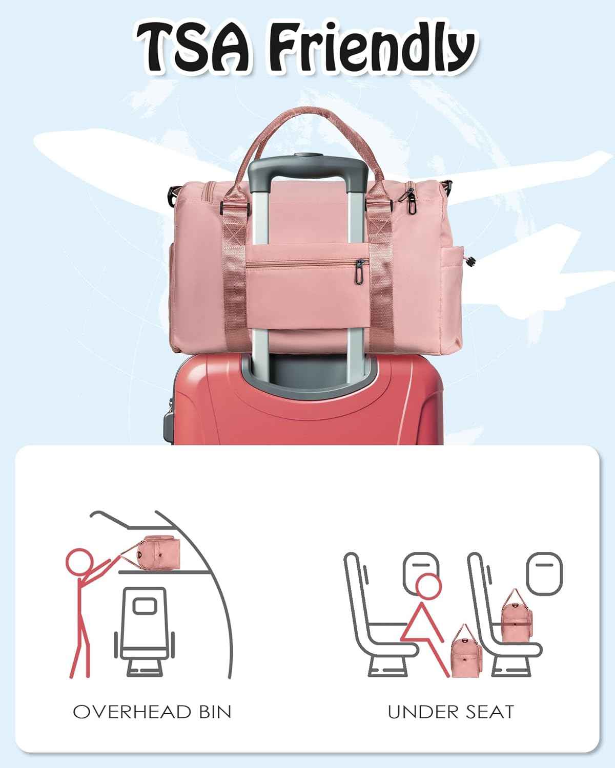 Travel Duffel Bag - Stylish and Functional Travel Companion - Echoed Goods