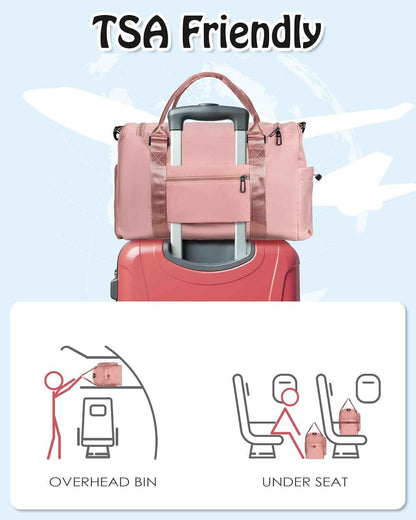 Travel Duffel Bag - Stylish and Functional Travel Companion - Echoed Goods