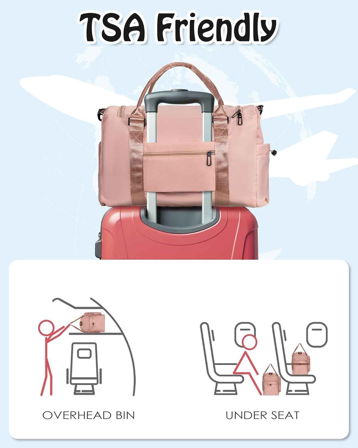 Travel Duffel Bag - Stylish and Functional Travel Companion - Echoed Goods