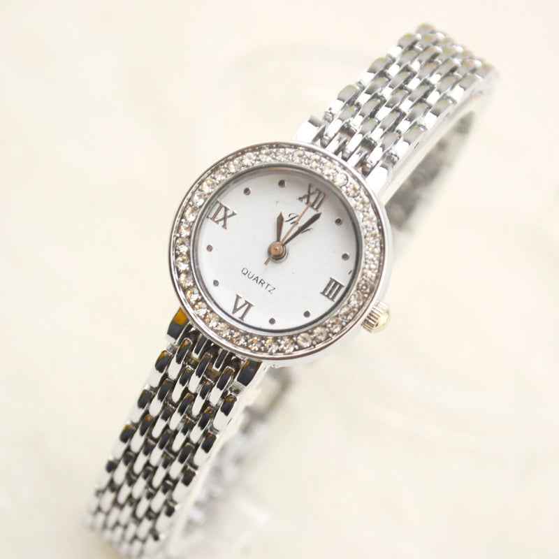 Rhinestone Watch with Crystal Accents for Sparkling Elegance - Echoed Goods