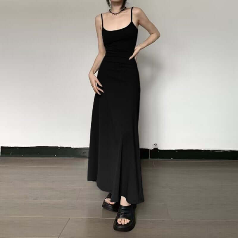 Female Summer Dress - Elegant Long Dress for Warm Weather - Echoed Goods
