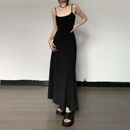 Female Summer Dress - Elegant Long Dress for Warm Weather - Echoed Goods