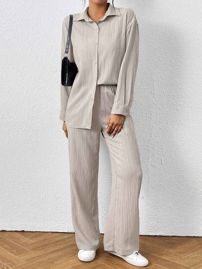 Long Sleeve Shirt and Pants Set for Ultimate Comfort and Style - Echoed Goods