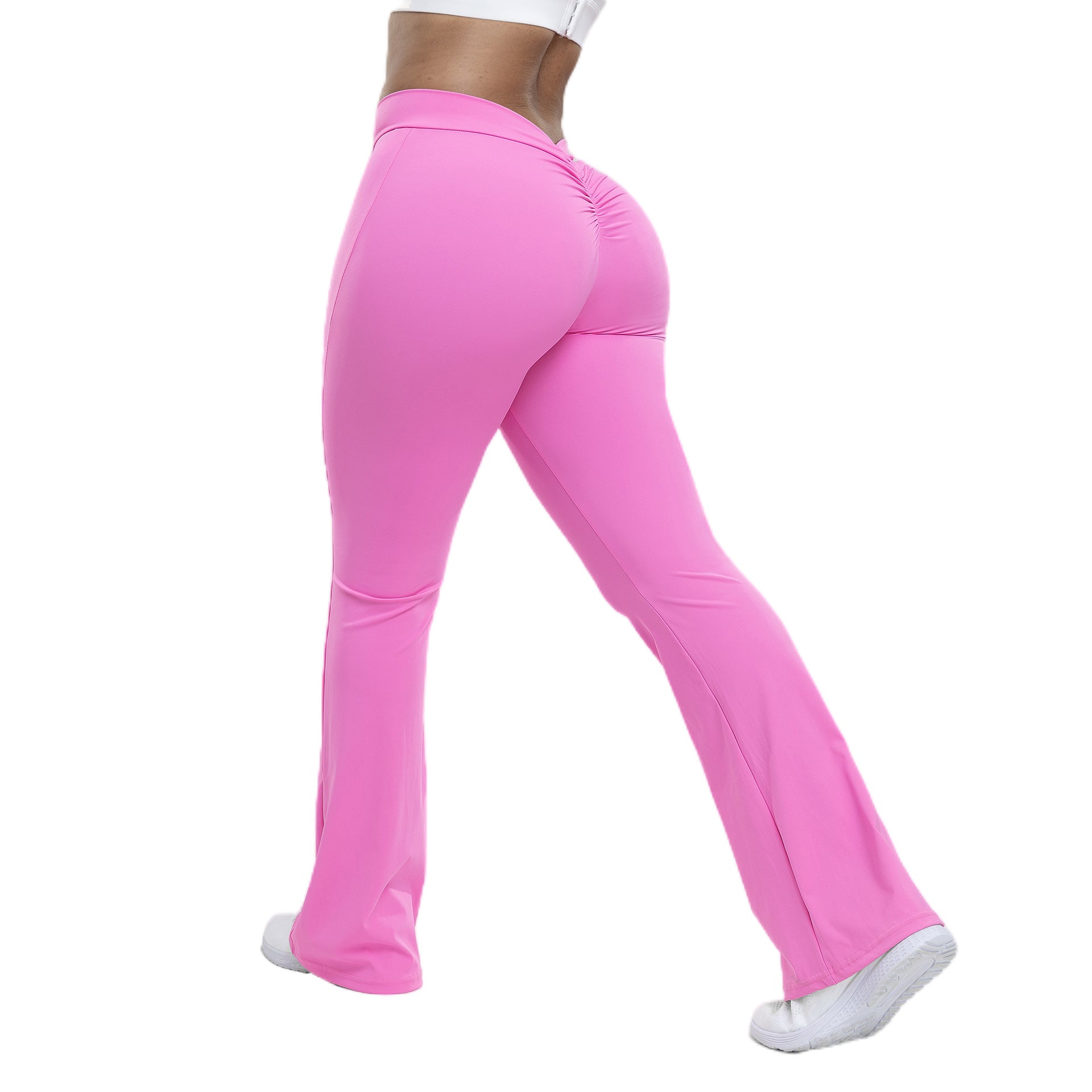 Peach trumpet pants for women - Echoed Goods