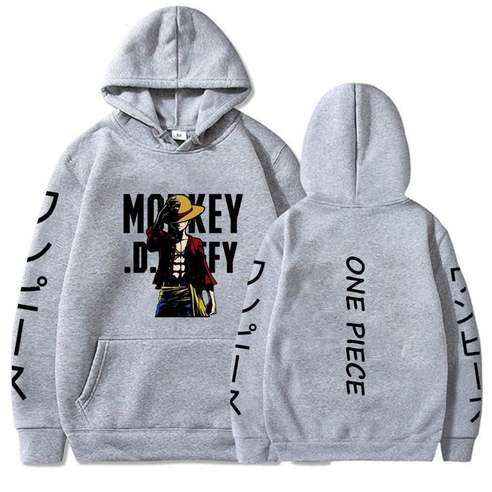 One Piece Luffy Hoodie - Echoed Goods