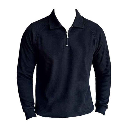 Half Zipper Polo Shirt for Men - Stylish & Comfortable Casual Wear - Echoed Goods