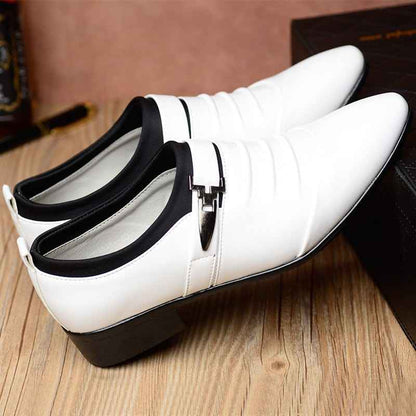 Business casual leather shoes - Echoed Goods