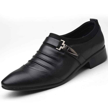 Business casual leather shoes - Echoed Goods