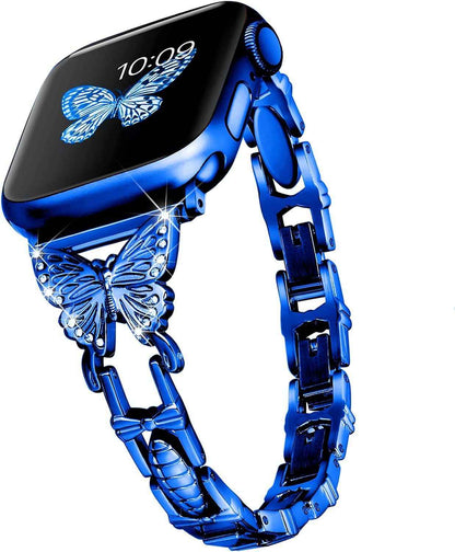 Diamond Butterfly Watch Band – Elegant Timepiece Accessory for Every Occasion - Echoed Goods