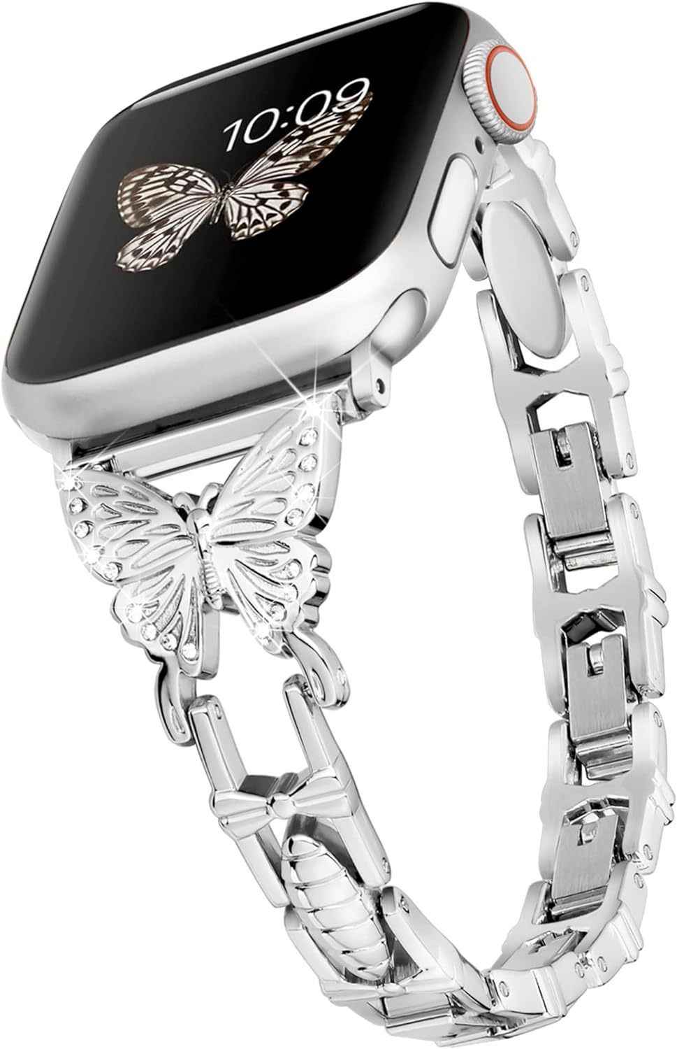 Diamond Butterfly Watch Band – Elegant Timepiece Accessory for Every Occasion - Echoed Goods