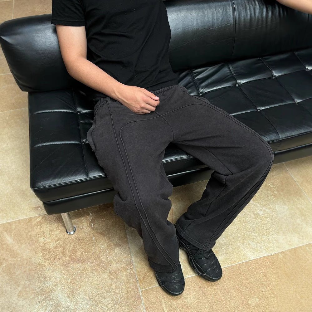 Elastic Drawstring Sweatpants for Streetwear - Echoed Goods