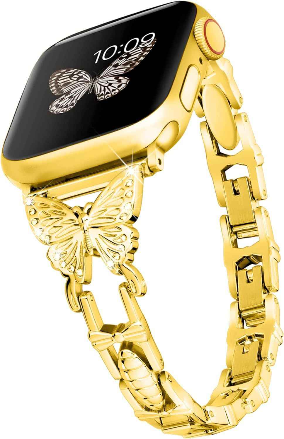 Diamond Butterfly Watch Band – Elegant Timepiece Accessory for Every Occasion - Echoed Goods