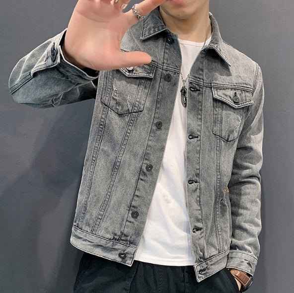 Men's Denim Jacket for Stylish Casual Wear - Echoed Goods