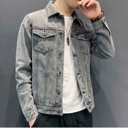 Men's Denim Jacket for Stylish Casual Wear - Echoed Goods