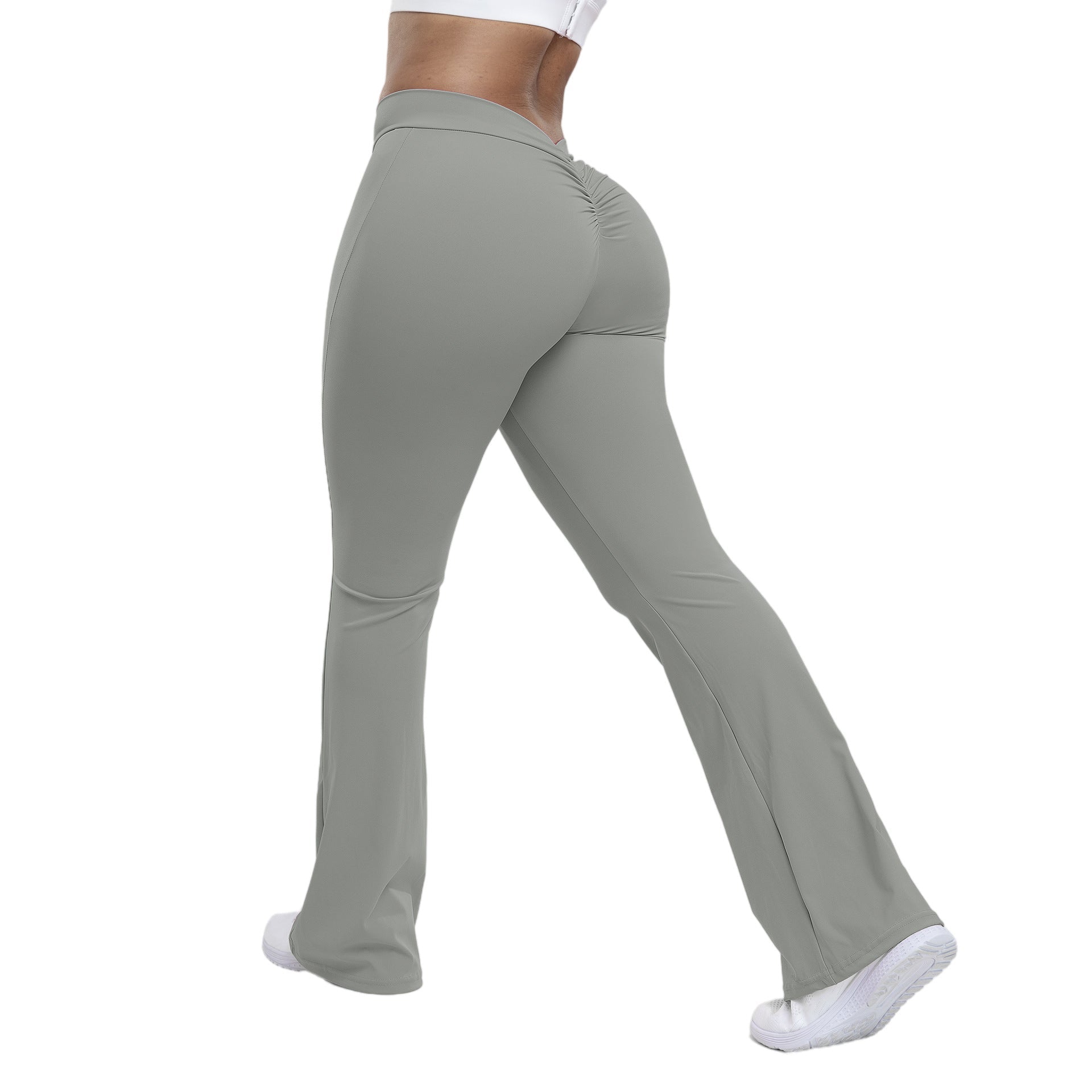 Peach trumpet pants for women - Echoed Goods
