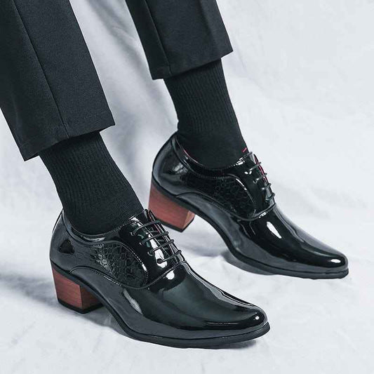 Sharp Pointed Men's Business Shoes for Stylish Professionals - Echoed Goods