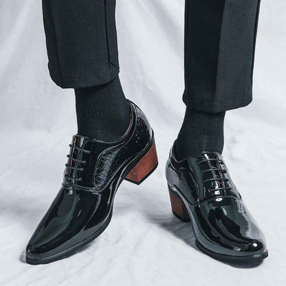 Sharp Pointed Men's Business Shoes for Stylish Professionals - Echoed Goods