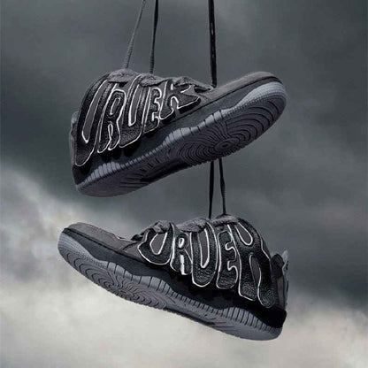 Unisex Retro Sneakers with Alphabet Design for Stylish Comfort - Echoed Goods